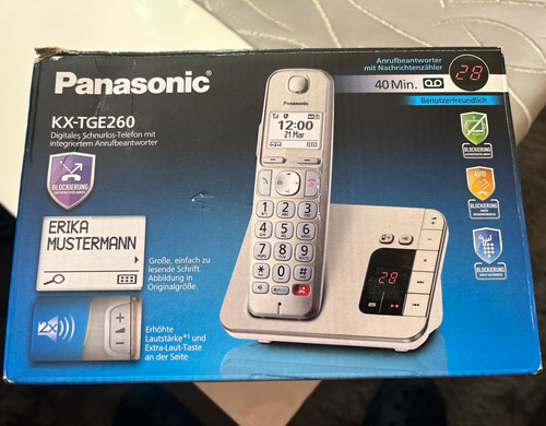 Neu panasonic tge260 dect - panasonic,